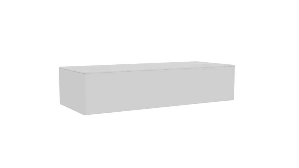 Sleek Modern Bathtub 3D Model - Professional 3D Model Render 4