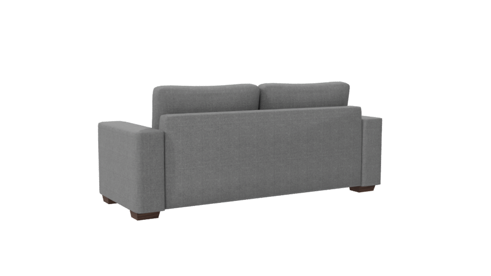 Stylish Grey Sofa 3D Model - Professional 3D Model Render 7