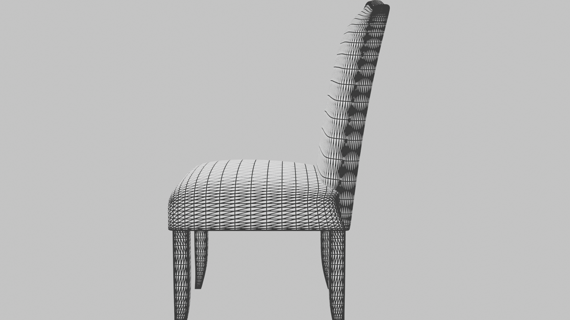 Stylish Modern Dining Chair 3D - Professional 3D Model Render 13