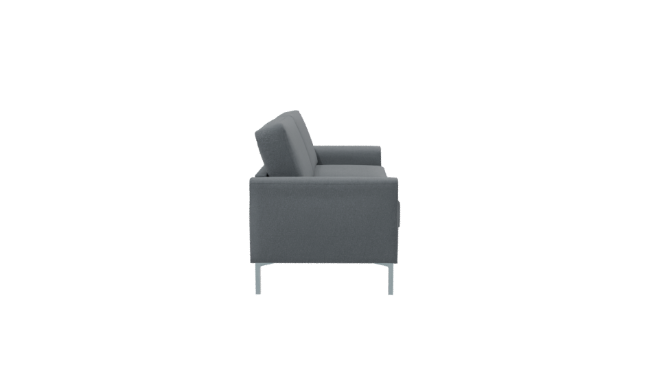 Contemporary Fabric Sofa 3D Model - Professional 3D Model Render 8