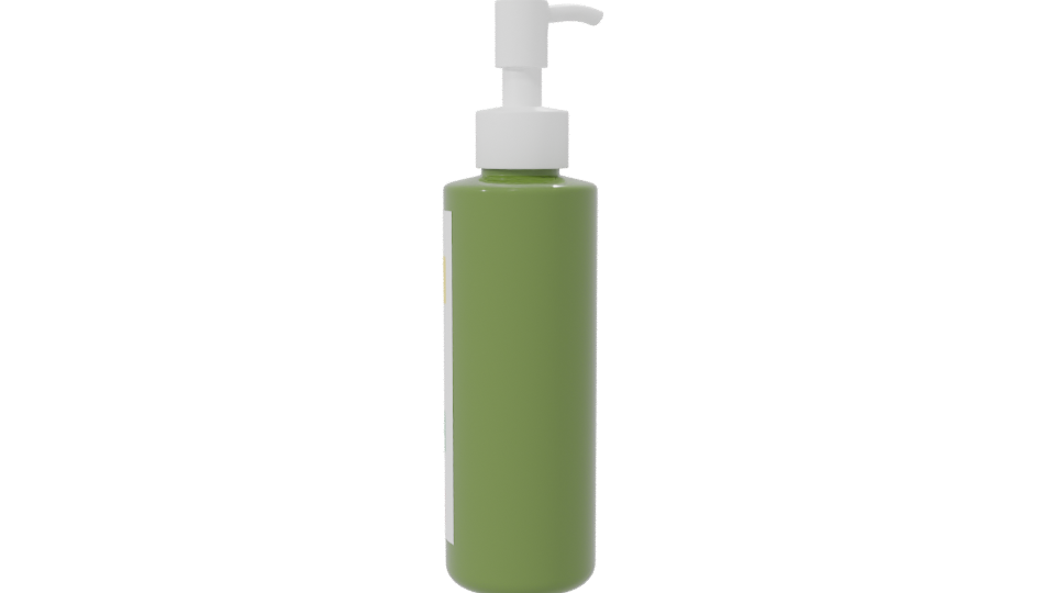 Stylish Green Spray Bottle 3D Model - Professional 3D Model Render 7