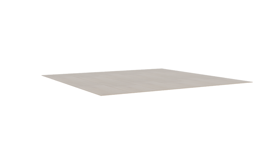 Floating Oak Floor Plank 3D Model - Professional 3D Model Render 4