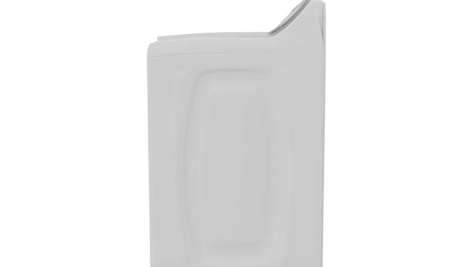 Stylish Top-Loading Washing Machine 3D - Professional 3D Model Render 2