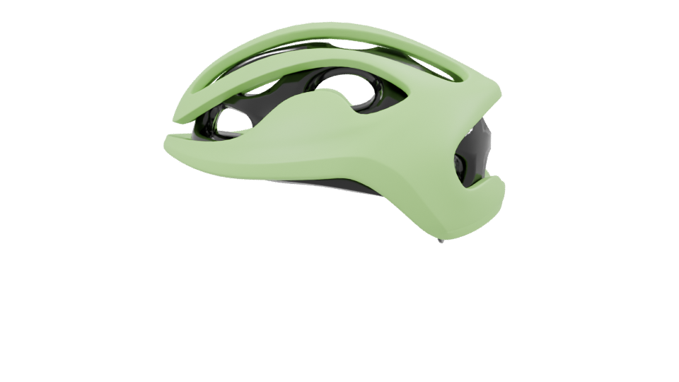 Stylish Bicycle Helmet 3D Model - Professional 3D Model Render 2
