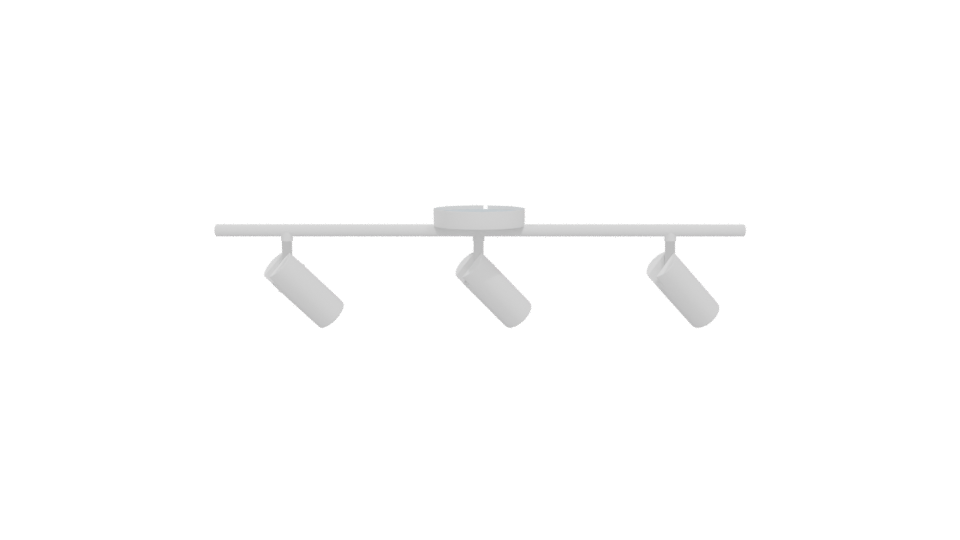 Minimalist Ceiling Track Light 3D - Professional 3D Model Render 5