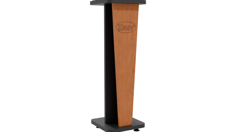 Contemporary Wooden Podium Model - Professional 3D Model Render 10
