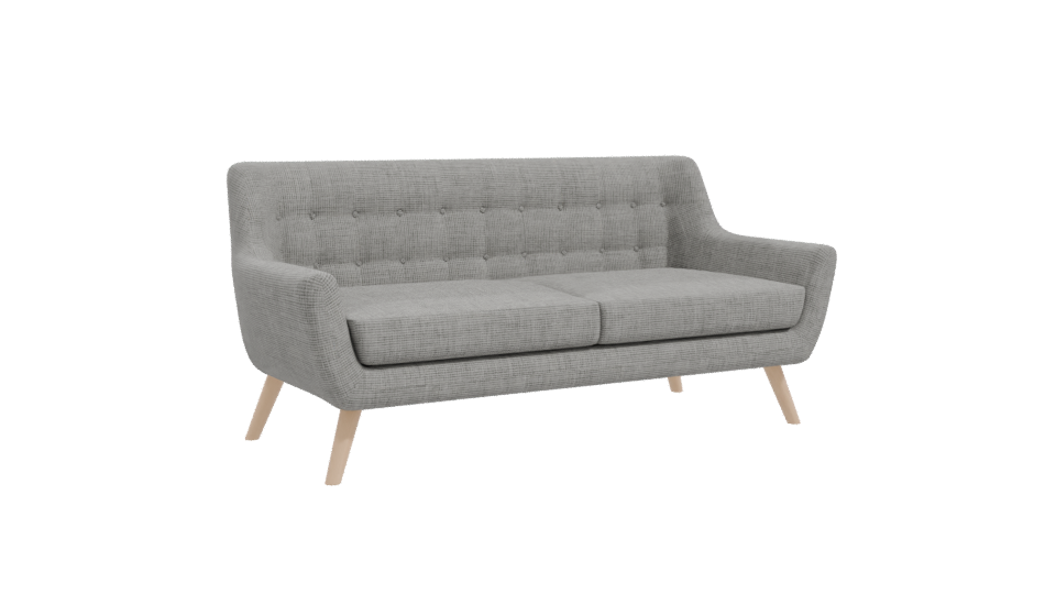 Modern Two-Seat Sofa 3D - Professional 3D Model Render 10