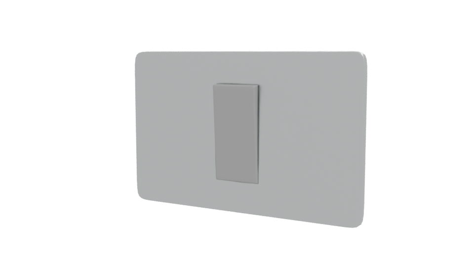 Stylish Brushed Metal Plate 3D - Professional 3D Model Render 12