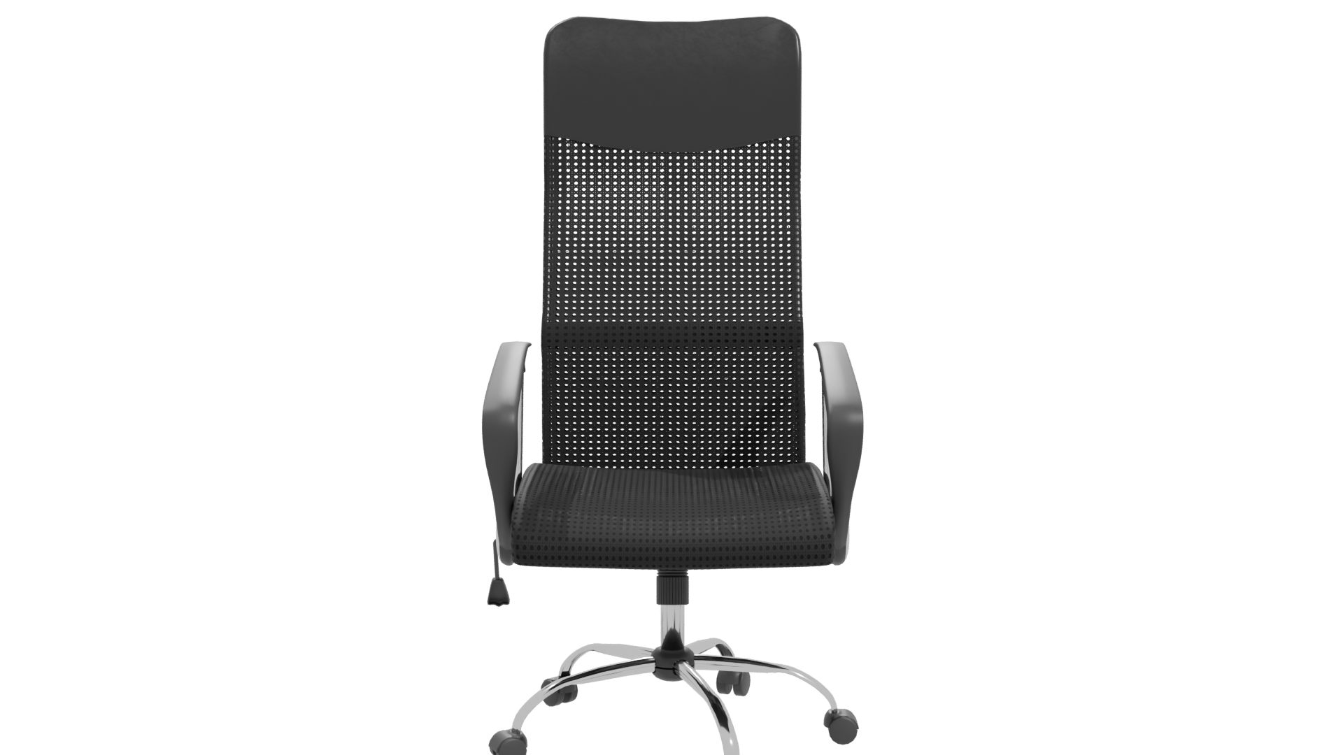 Sleek Modern Ergonomic Office Chair 3D Model - Professional 3D Model Render 11