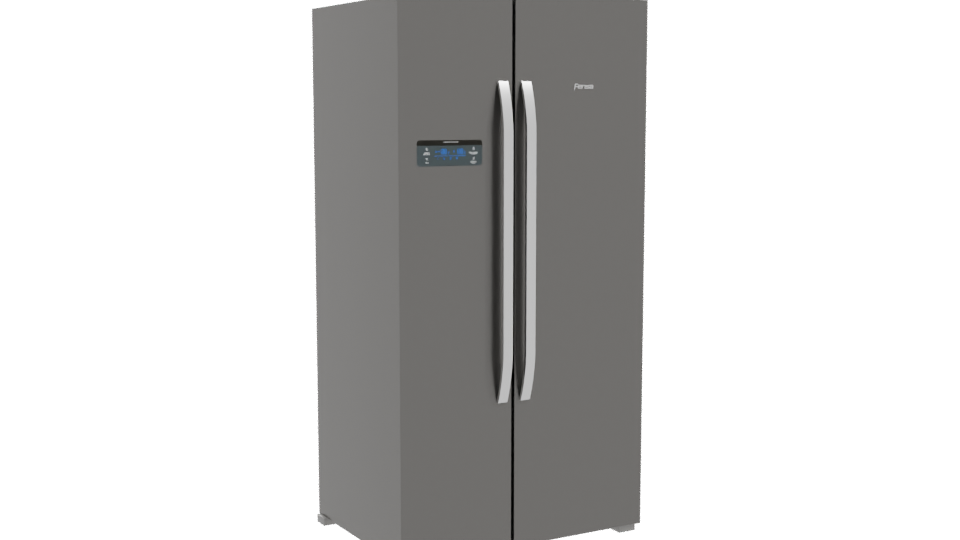 Sleek Modern Refrigerator 3D Model - Professional 3D Model Render 10