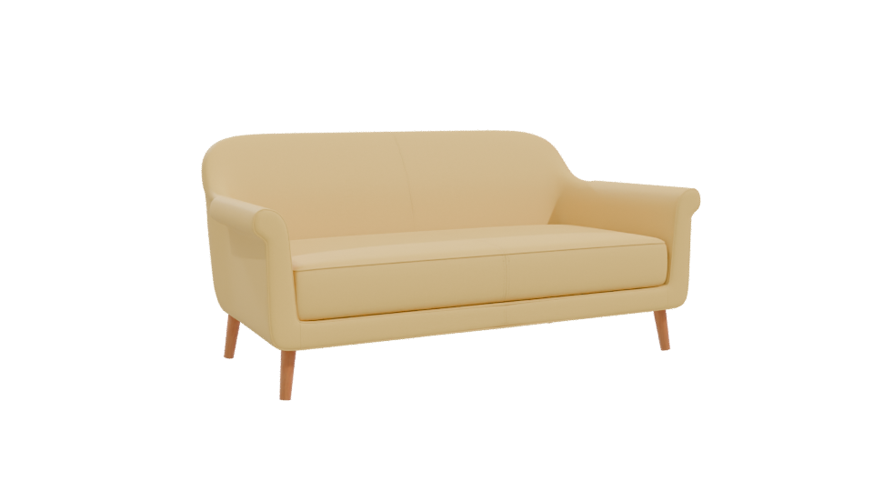 Stylish Modern Sofa 3D Model - Professional 3D Model Render 10