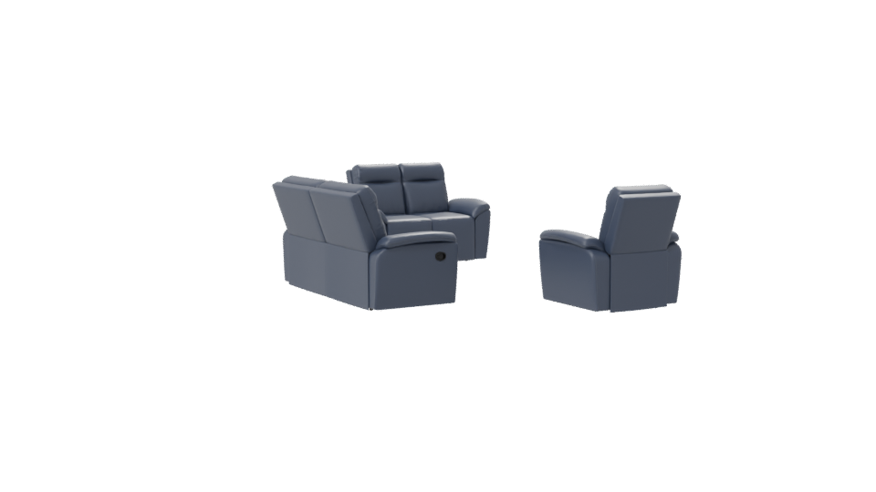 SALA 321 Reclining Sofa Set 3D - Professional 3D Model Render 7
