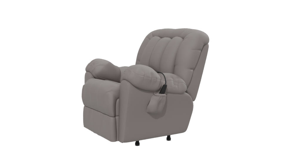 Stylish Recliner Armchair 3D Model - Professional 3D Model Render 13