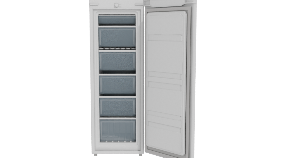 Modern Household Refrigerator 3D - Professional 3D Model Render 11