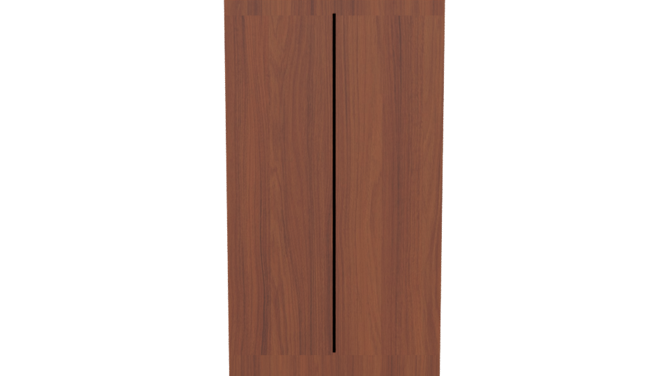 Stylish Wooden Storage Cabinet 3D - Professional 3D Model Render 5