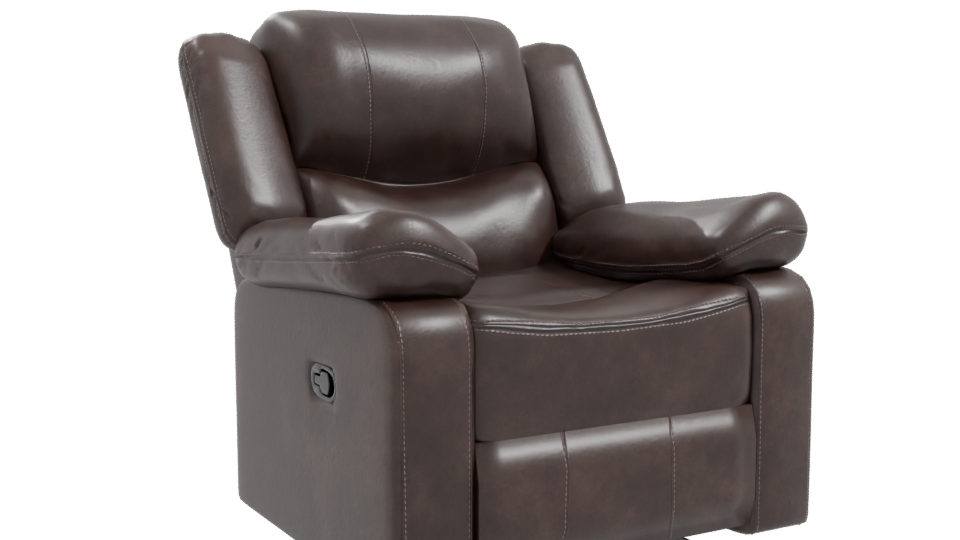 Stylish Modern Recliner Chair 3D Model - Professional 3D Model Render 10