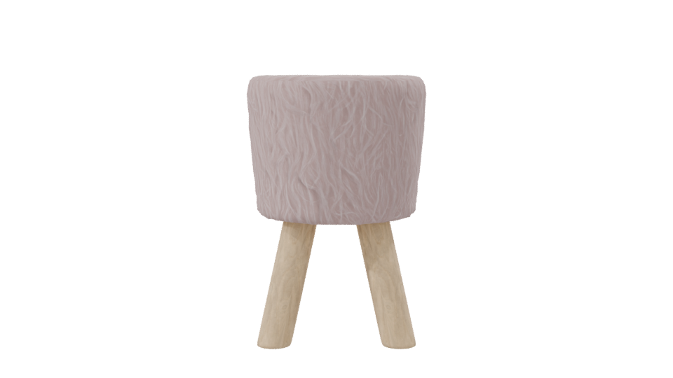 Stylized Colorful Stool 3D Model - Professional 3D Model Render 8