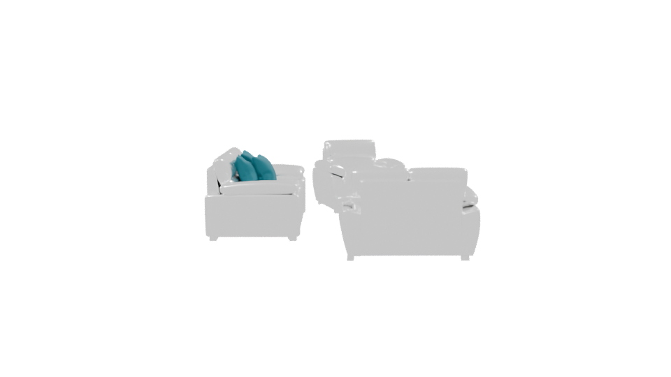 Stylish Modern Sofa Set 3D Model - Professional 3D Model Render 8