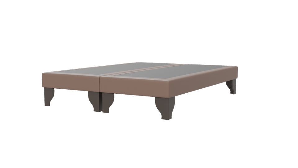 Stylized Wooden Coffee Table Model - Professional 3D Model Render 6