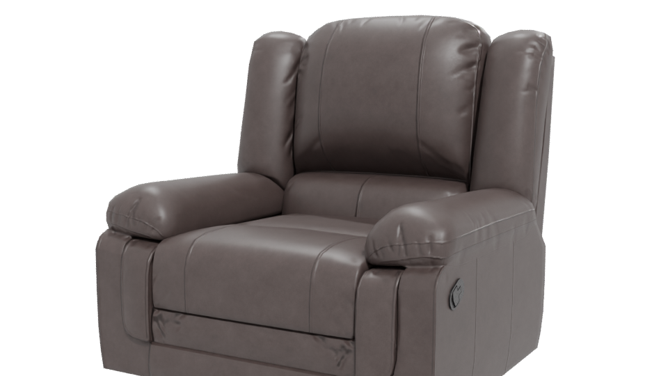 Comfortable Reclining Armchair Model - Professional 3D Model Render 12