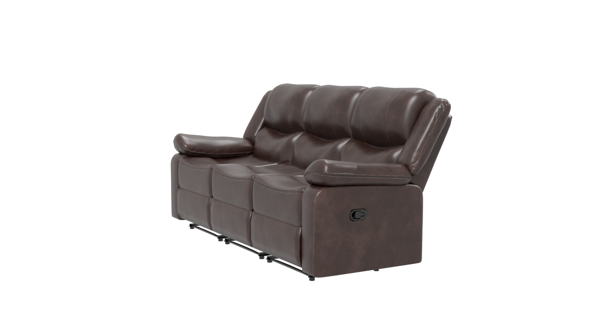 Stylish Reclining Sofa 3D Model - Professional 3D Model Render 13
