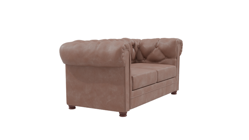 Elegant Vintage Sofa Model 3D - Professional 3D Model Render 9