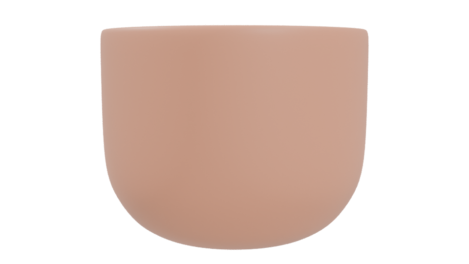 Stylized Decorative Plant Pot 3D - Professional 3D Model Render 4