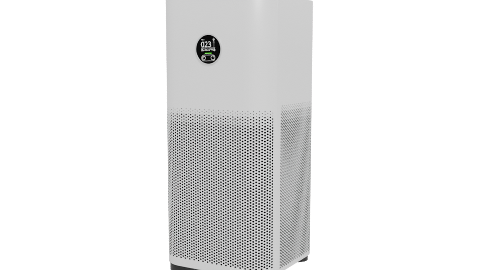 Contemporary Air Purifier 3D Model - Professional 3D Model Render 12