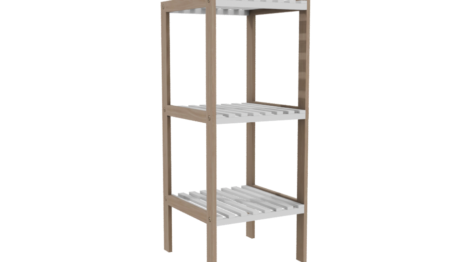 Repisa Mad 2 Band 3D Model - Professional 3D Model Render 4