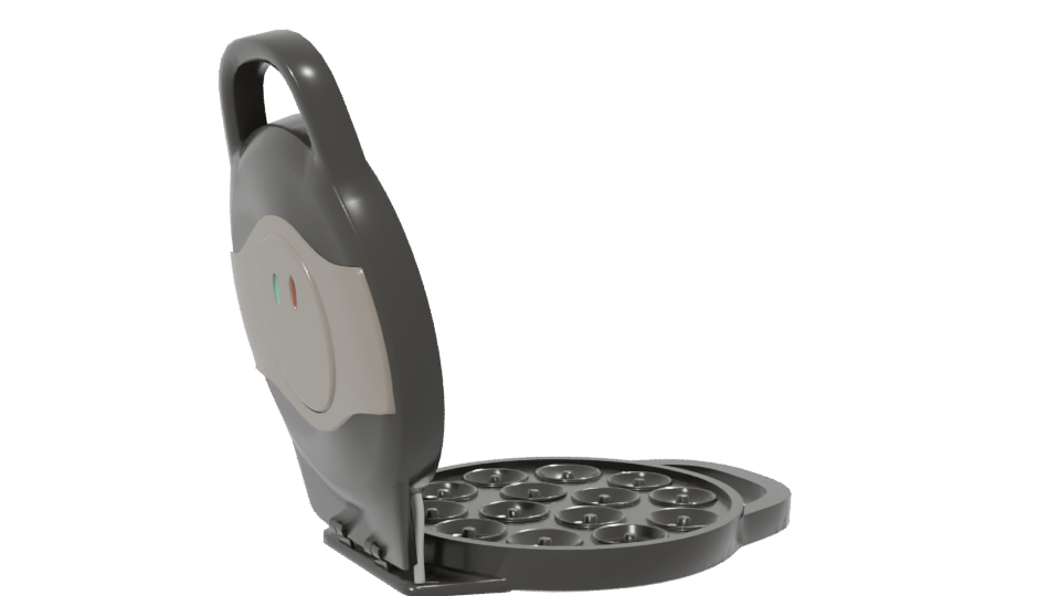 Multi-Cavity Donut Maker 3D - Professional 3D Model Render 7