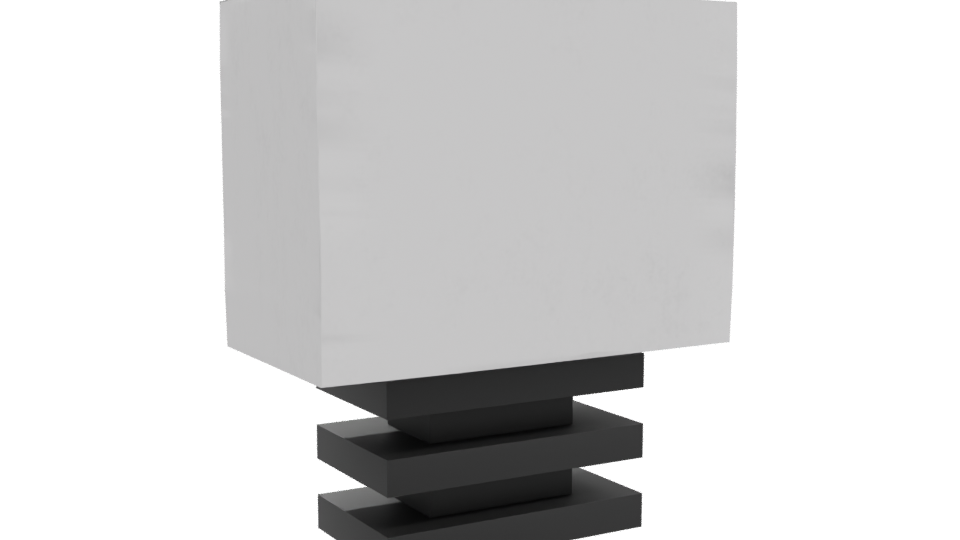 Minimalist Display Stand Model - Professional 3D Model Render 10