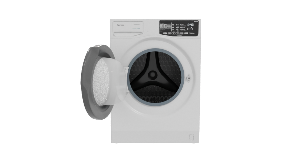 Realistic Household Dryer Model - Professional 3D Model Render 11
