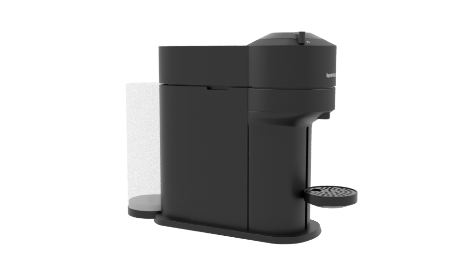 Sleek Modern Coffee Machine 3D Model - Professional 3D Model Render 9