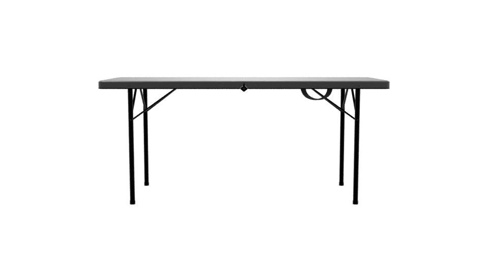 Elegant Minimalist Folding Dining Table 3D Model - Professional 3D Model Render 11