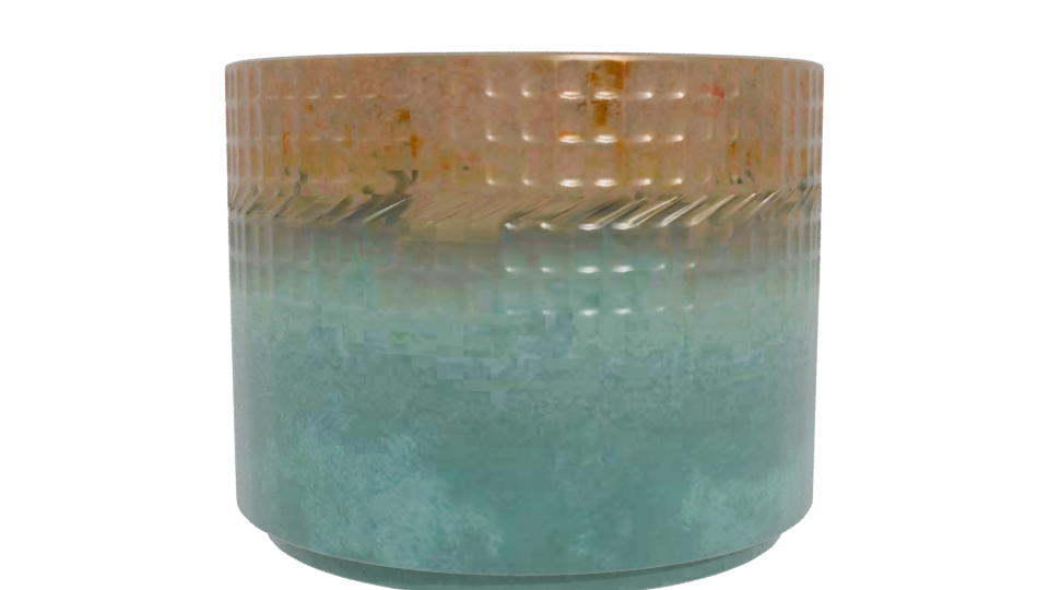 Stylized Decorative Pot Model - Professional 3D Model Render 4