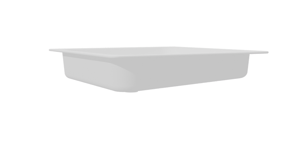 Stylish Rectangular Tray 3D Model - Professional 3D Model Render 7
