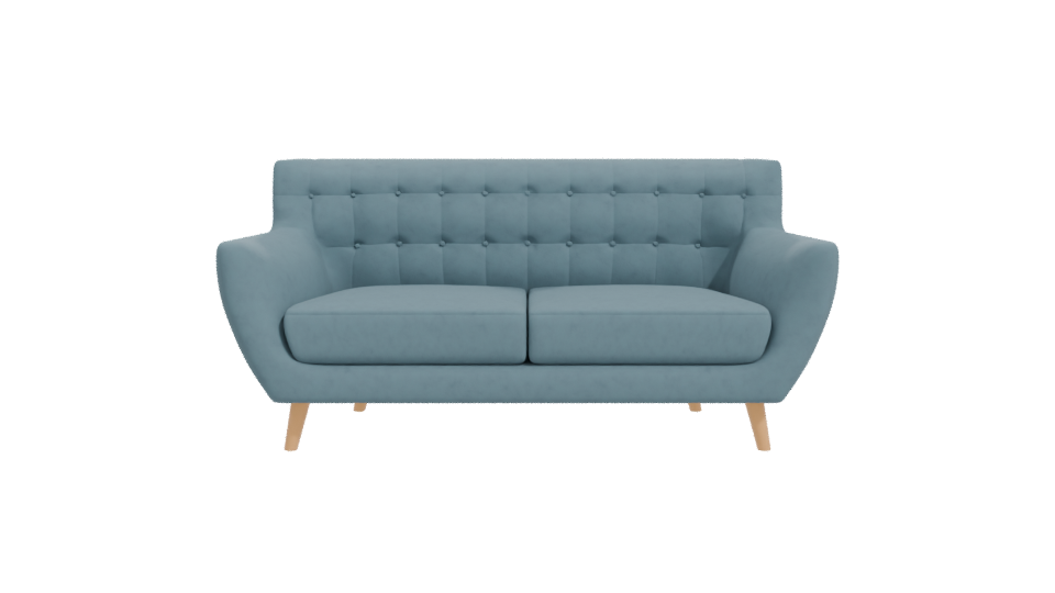 Stylish Mid-Century Sofa Model - Professional 3D Model Render 11