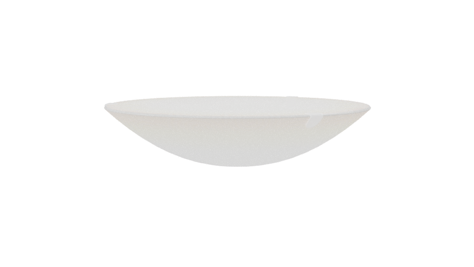 Elegant Shallow Ceramic Bowl 3D - Professional 3D Model Render 8