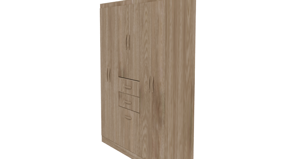 Modern Wooden Furniture Cabinet 3D - Professional 3D Model Render 13