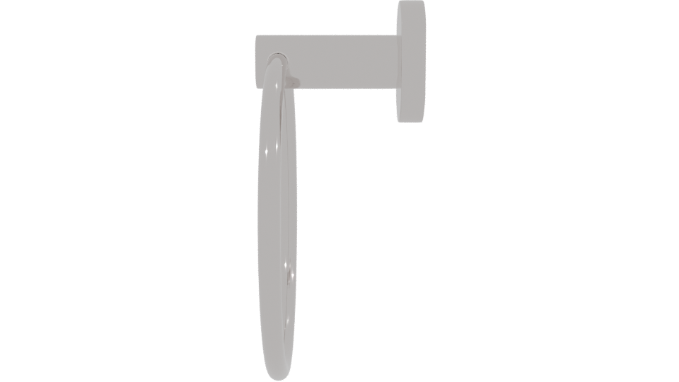 Stylish Bathroom Towel Ring 3D - Professional 3D Model Render 2