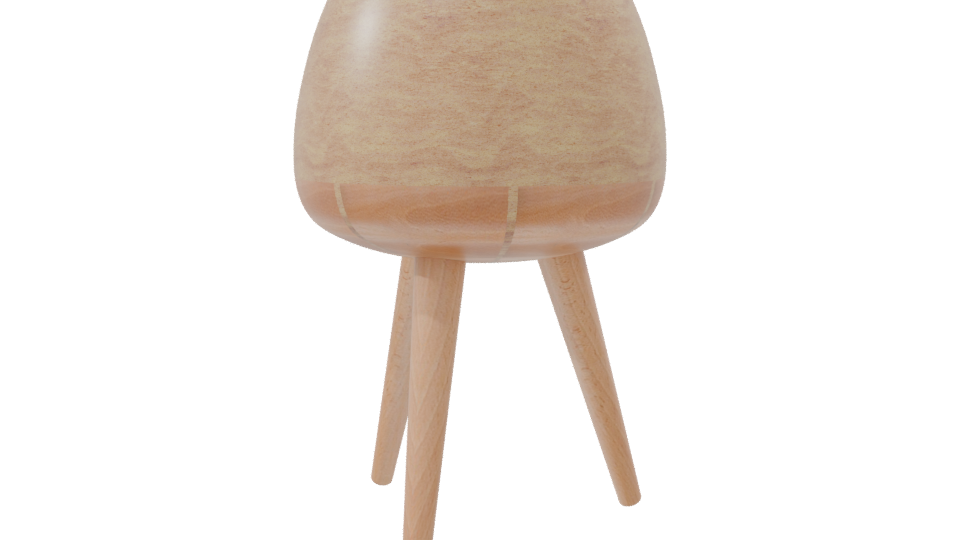 Modern Fiber Planter with Legs 3D - Professional 3D Model Render 8