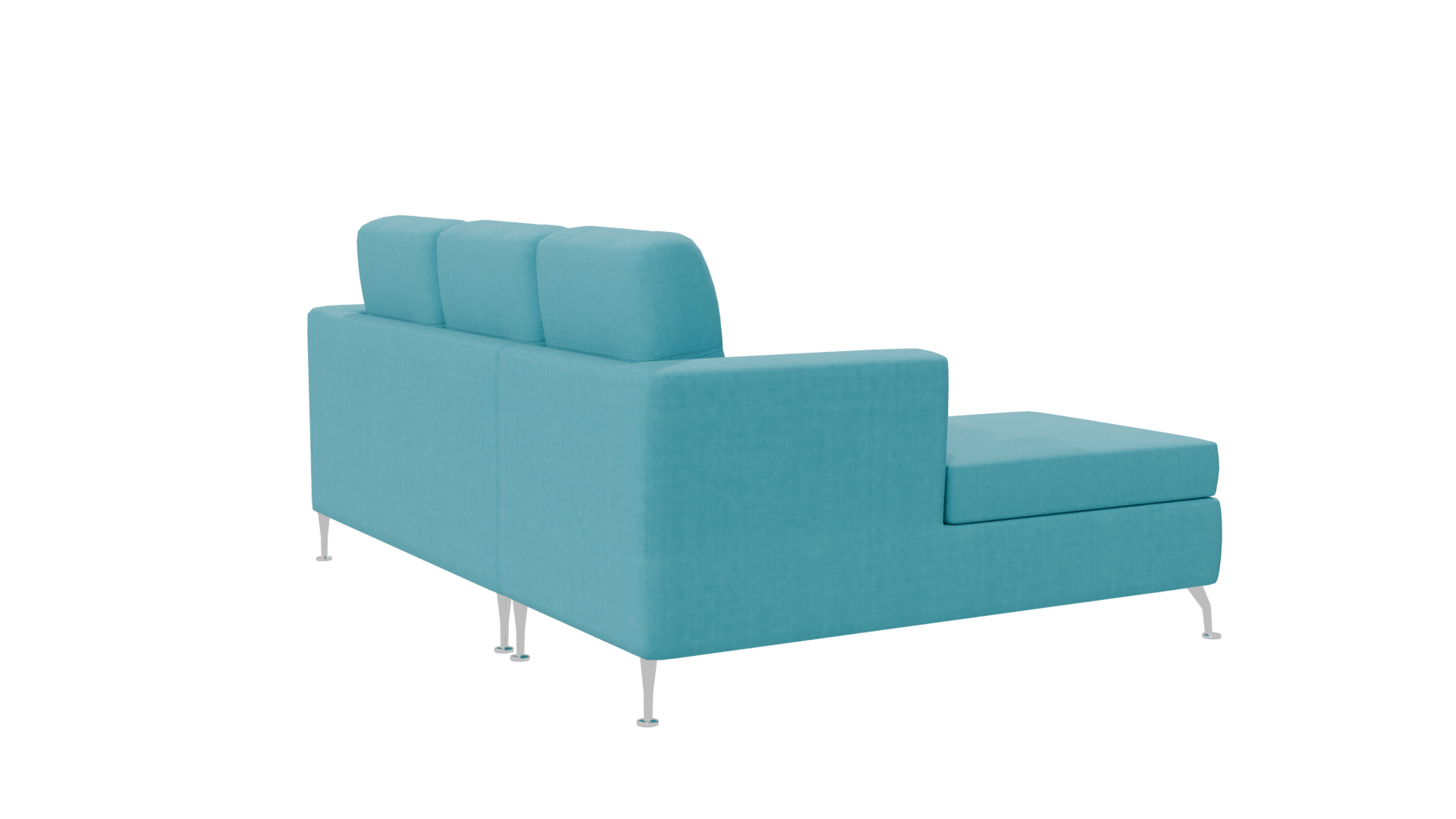 Left Corner Sectional Sofa 3D - Professional 3D Model Render 7