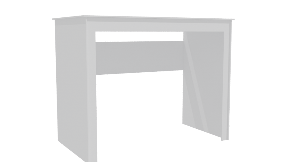 Sleek Minimalist Desk 3D Model - Professional 3D Model Render 10