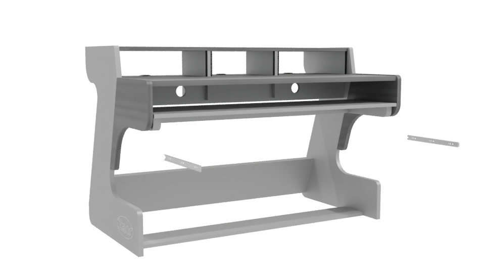 Stylish Modern Desk 3D Model - Professional 3D Model Render 10