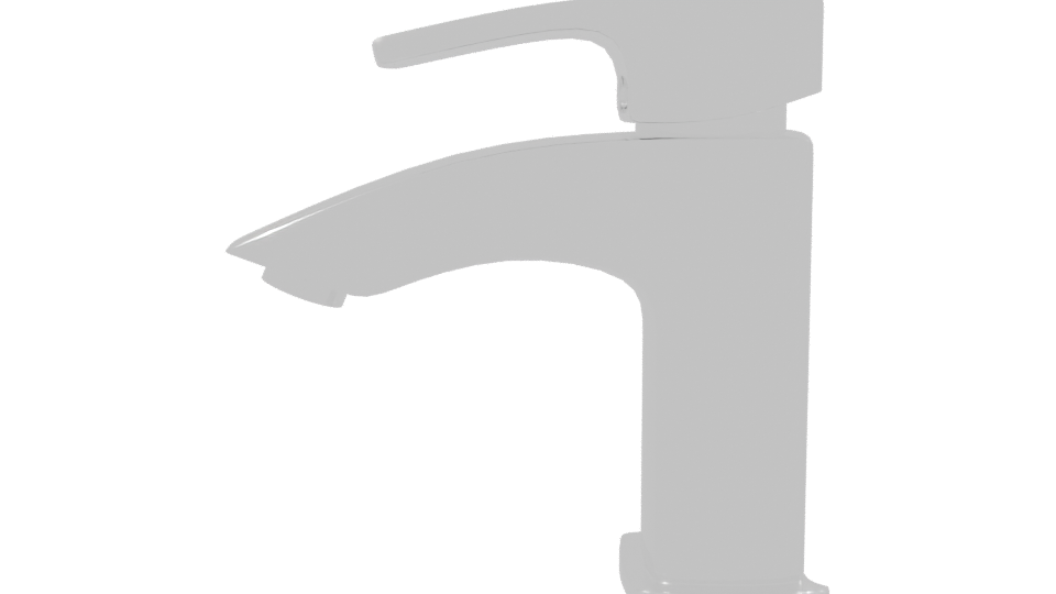 Sleek Modern Wall-Mounted Fixture - Professional 3D Model Render 2