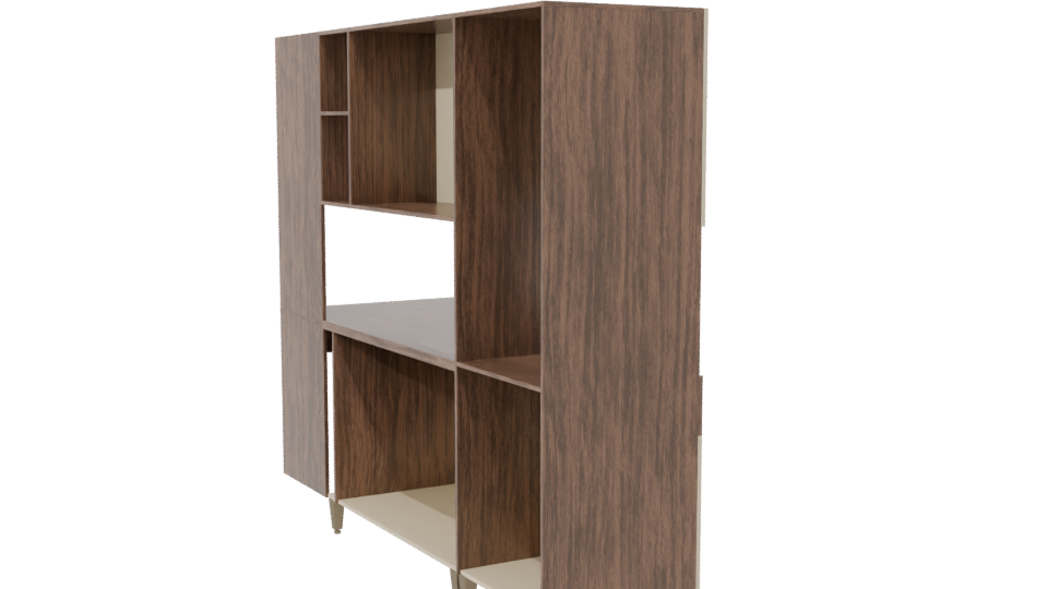 Modern Kitchen Cabinet Set 3D - Professional 3D Model Render 7