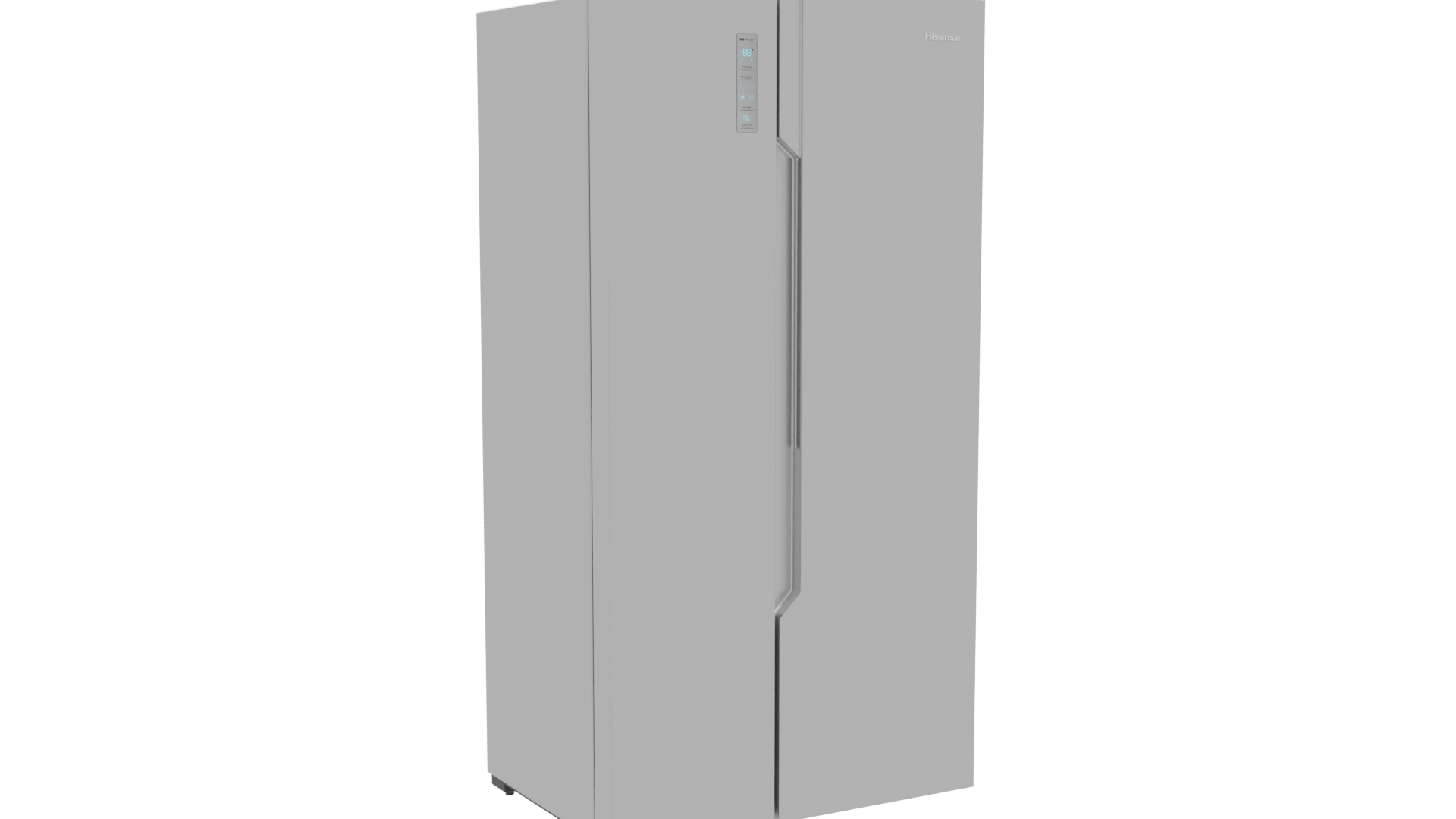 Sleek Stainless Steel Refrigerator 3D - Professional 3D Model Render 10