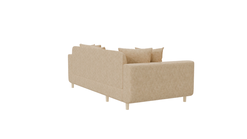 Contemporary Sofa 3D Model - Professional 3D Model Render 7