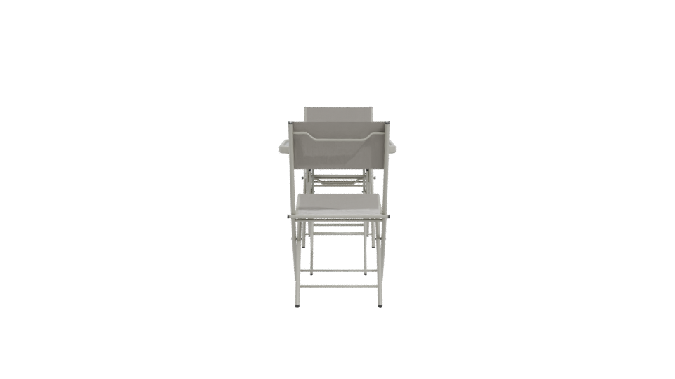Minimalist Folding Desk and Chair 3D Model - Professional 3D Model Render 11