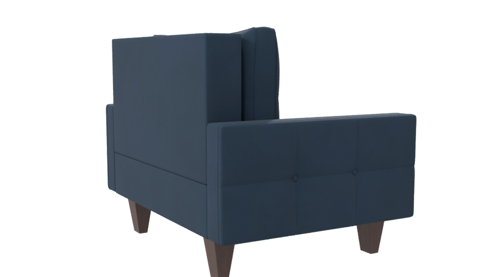 Stylish Modern Loveseat 3D Model - Professional 3D Model Render 7